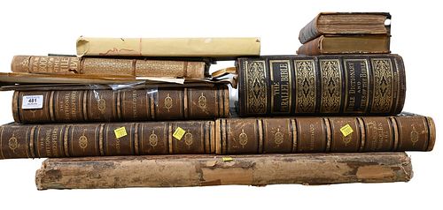 LARGE GROUP OF BOOKS, ENGRAVINGS,
