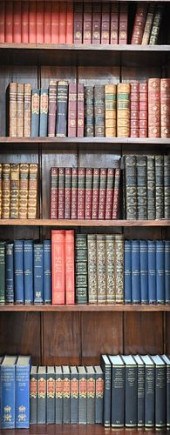 LARGE GROUP OF BOOKS, HALF LEA