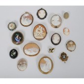 Large Group of Cameo Jewelry P