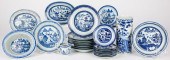 LARGE GROUP OF CANTON PORCELAI