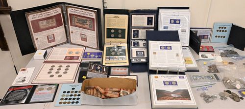 LARGE GROUP OF COINS AND