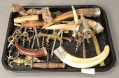 LARGE GROUP OF CORKSCREW BOTTL