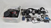 LARGE GROUP OF DIGITAL CAMERAS