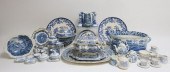 LARGE GROUP OF ENGLISH BLUE &