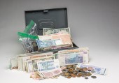 LARGE GROUP OF FOREIGN COINS A