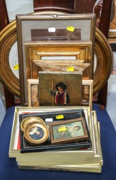 LARGE GROUP OF FRAMED & UNFRAM