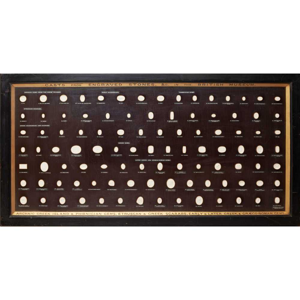 LARGE GROUP OF FRAMED PLASTER