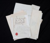 LARGE GROUP OF FRENCH DOCUMENT