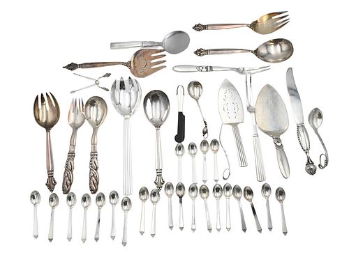 LARGE GROUP OF GEORG JENSEN