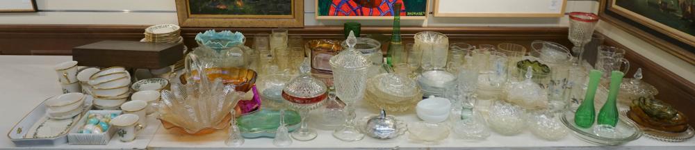 LARGE GROUP OF GLASS BAR, KITCHEN &