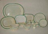 Large group of green decorated