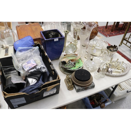 Large group of items, approx 34cm H