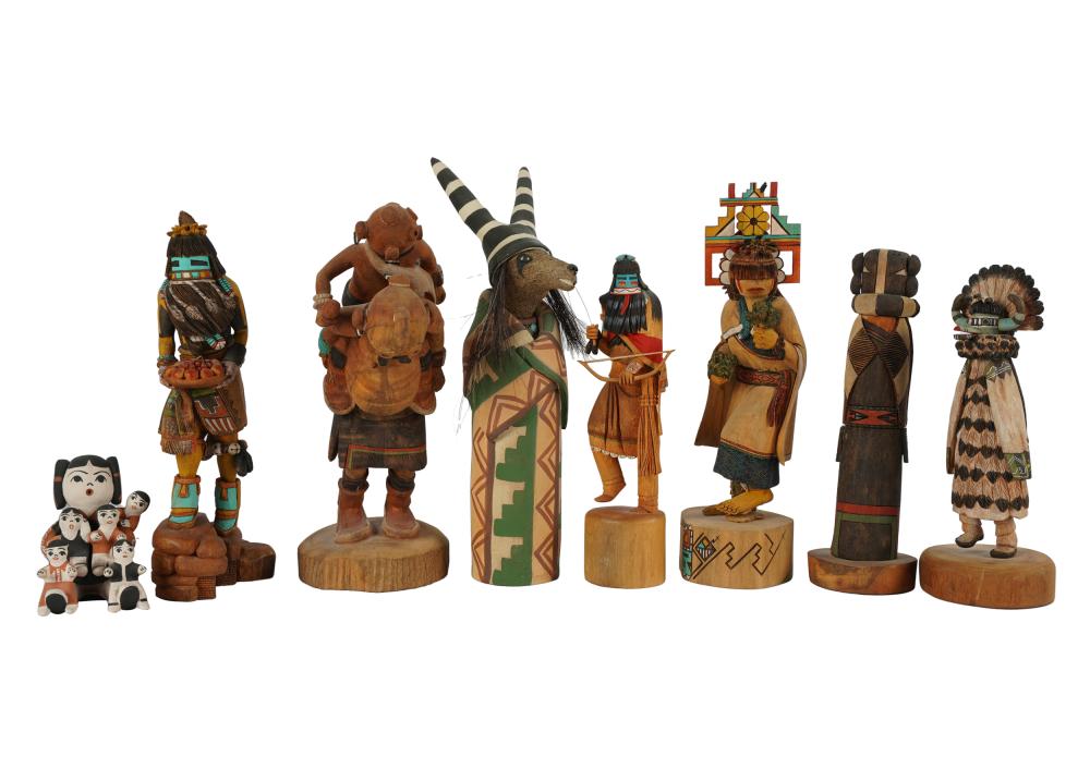 LARGE GROUP OF KACHINA