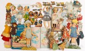 LARGE GROUP OF PAPER DOLLSLarg