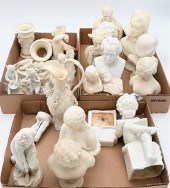 LARGE GROUP OF PARIAN BUSTS AN