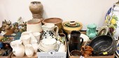 LARGE GROUP OF POTTERY AND STO