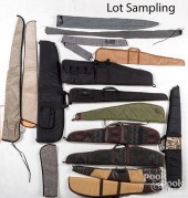LARGE GROUP OF RIFLE AND HANDG