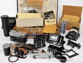 LARGE GROUP OF ROLLEI AND ROLL