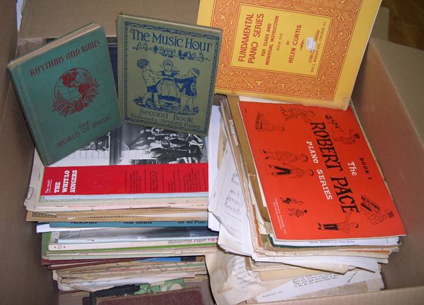Large Group of Sheet Music and