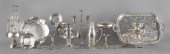 Large group of silver plated t