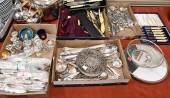 LARGE GROUP OF SILVER PLATELar