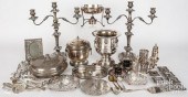 LARGE GROUP OF SILVER PLATELar
