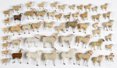 LARGE GROUP OF STICK LEG SHEEP