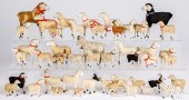 LARGE GROUP OF STICK LEG SHEEP