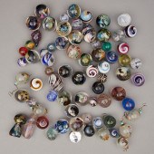 LARGE GROUP OF STUDIO GLASS MA