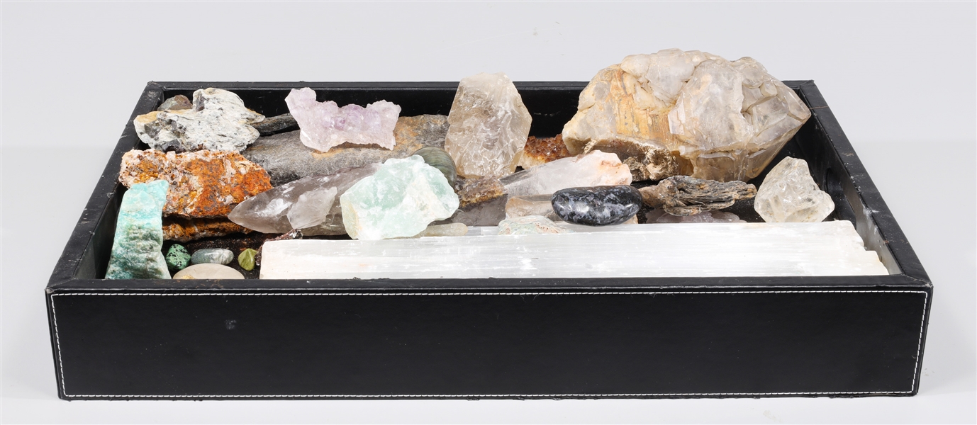 Large group of thirty-two mineral