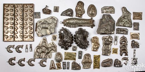 LARGE GROUP OF TIN CANDY AND FOOD