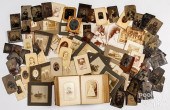 LARGE GROUP OF TINTYPE AND CDV