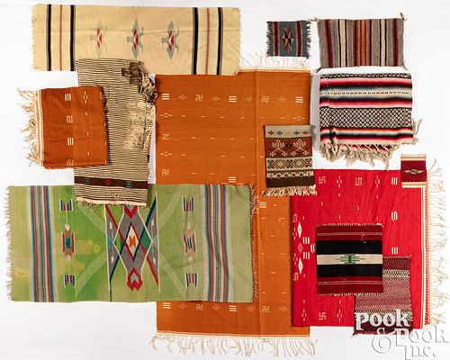 LARGE GROUP OF TRIBAL TEXTILES