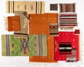 LARGE GROUP OF TRIBAL TEXTILES
