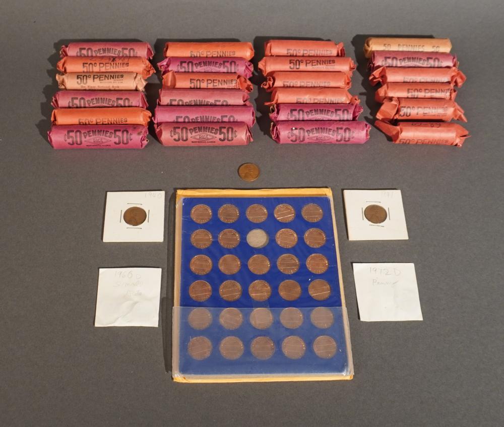 LARGE GROUP OF U.S. PENNIES,