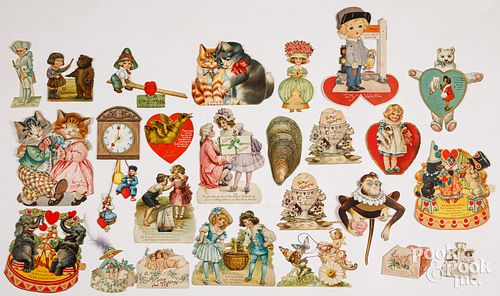 LARGE GROUP OF VALENTINE CARDSLarge