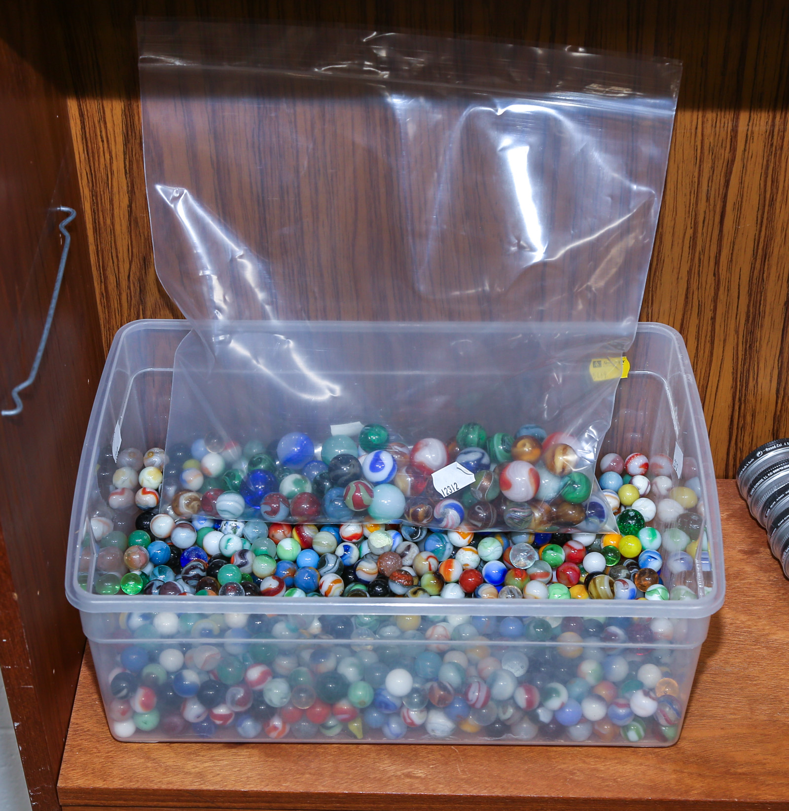 LARGE GROUP OF VINTAGE MARBLES In a