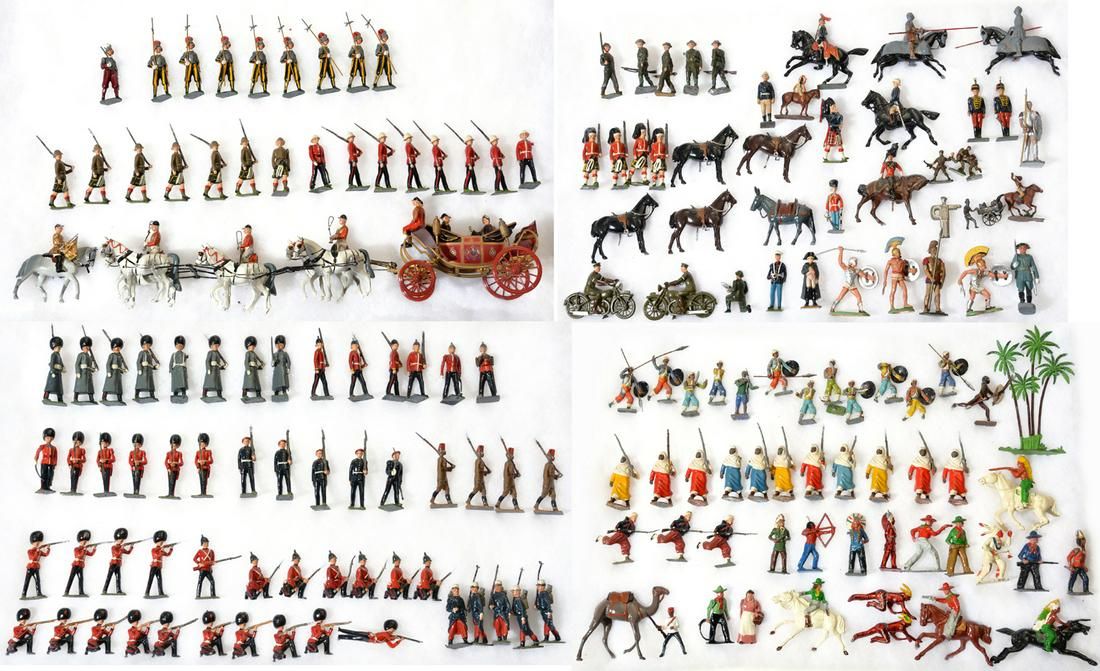 LARGE GROUPING OF BRITAINS LEAD