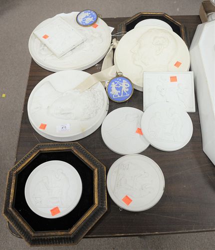 LARGE GROUPING OF COMPOSITE FIGURAL