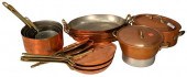 LARGE GROUPING OF FRENCH COPPE
