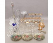 Large grouping of glass tablew