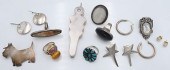 LARGE GROUPING OF STERLING JEW