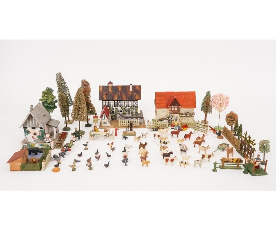 Large grouping with manor house