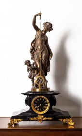 LARGE GUILMET MYSTERY CLOCK, C