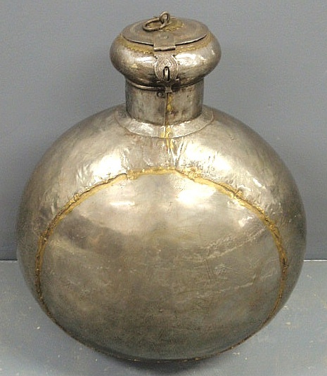 Large hammered metal water