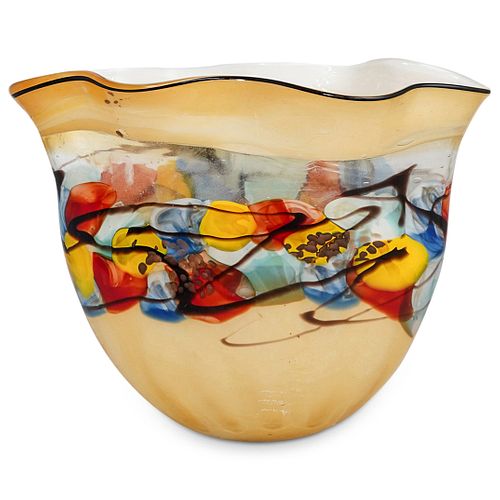 LARGE HAND BLOWN MURANO ART GLASS