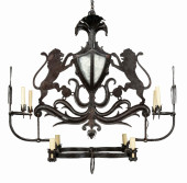 LARGE HAND FORGED IRON ELECTRI