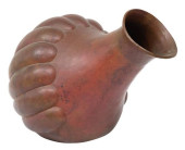 LARGE HAND-HAMMERED ANGLED COP