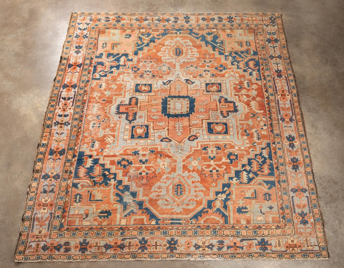 LARGE HAND KNOTTED ANTIQUE
