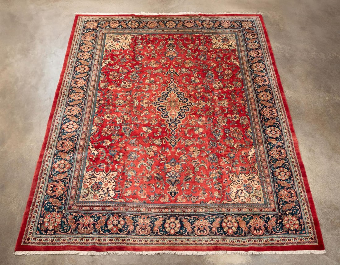 LARGE HAND KNOTTED PERSIAN MAHAL